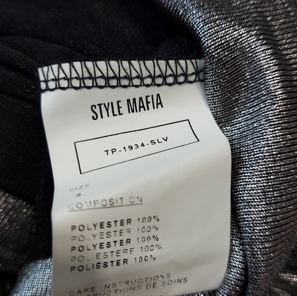 STYLE MAFIA blouse size small Long sleeves color - Picture 8 of 16